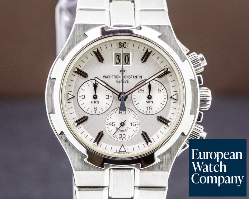Image of Vacheron Constantin Overseas Chronograph SS White Dial 