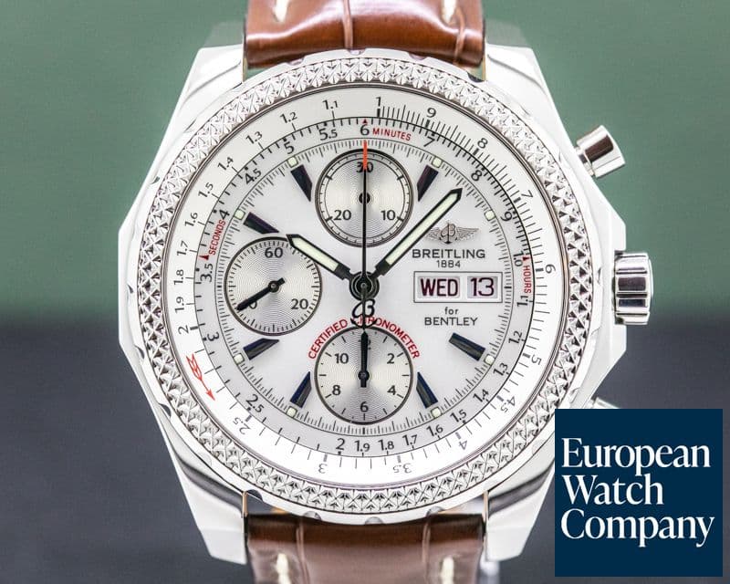 Image of Breitling Bentley Motors GT Stainless / Leather 45MM