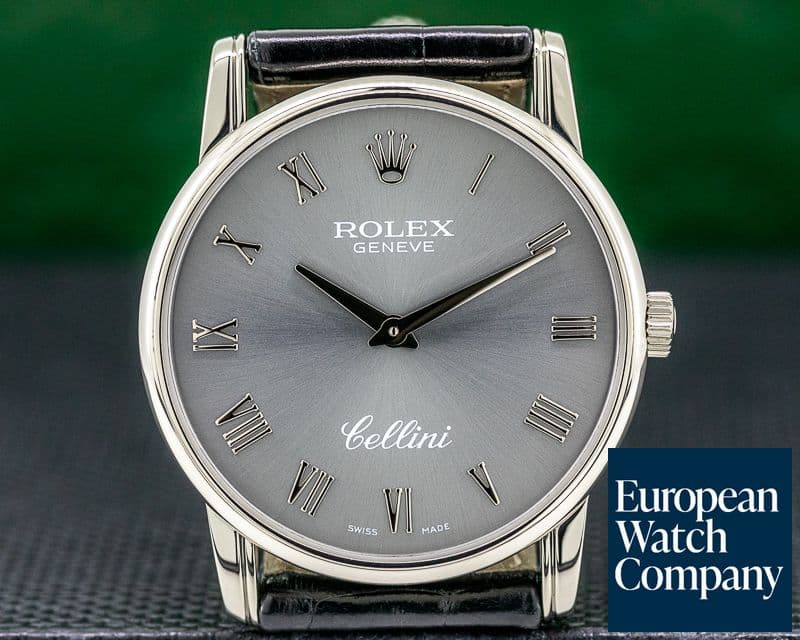 Image of Rolex Cellini 18K White Gold Grey Dial