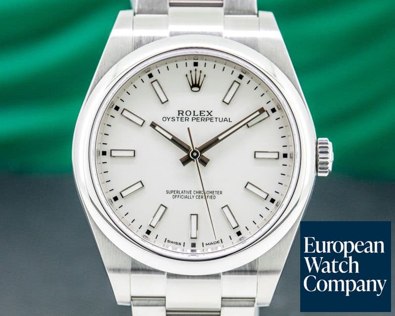 Image of Rolex Oyster Perpetual SS White Stick Dial