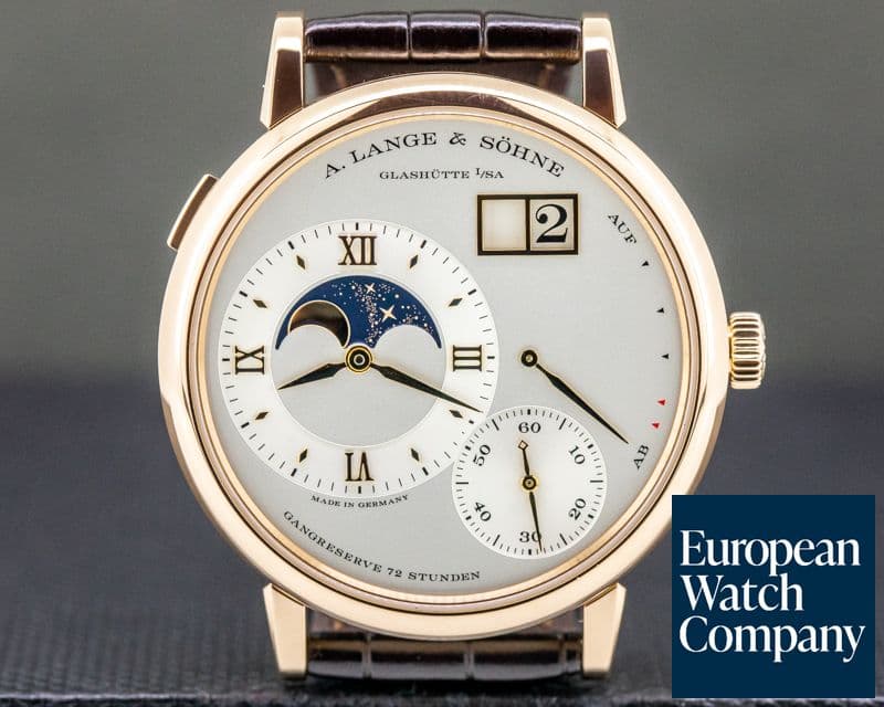 Image of A. Lange and Sohne Grande Lange 1 Moon Rose Gold / Deployment Buckle 