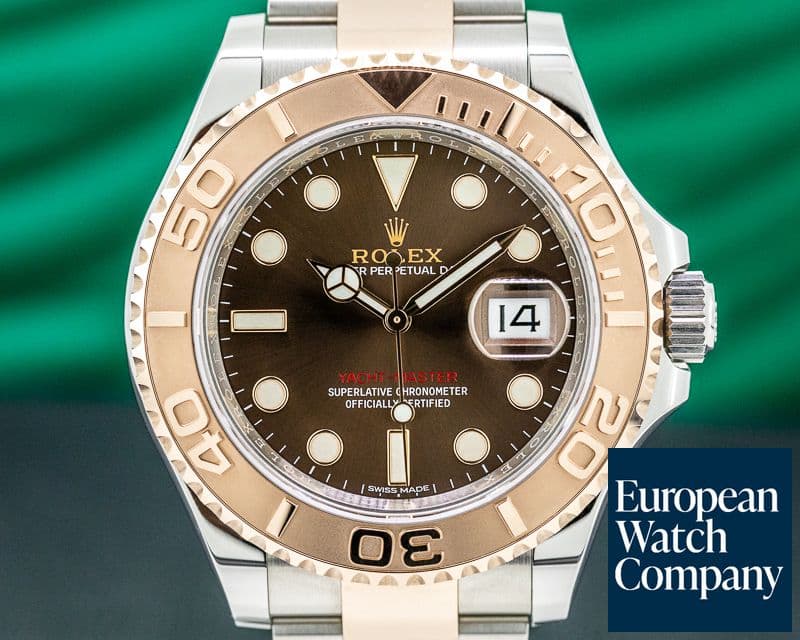 Image of Rolex Yacht Master 116621  18K / SS Chocolate Dial