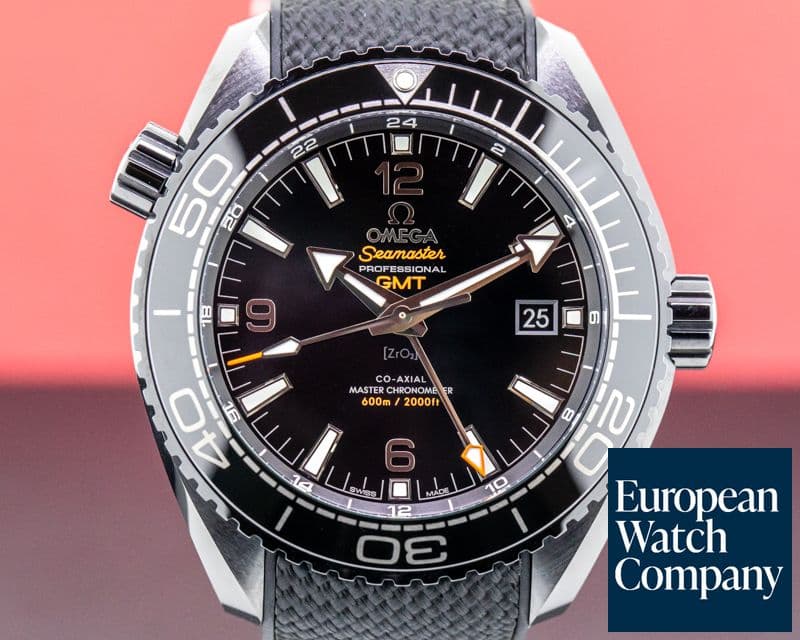 Image of Omega Seamaster Planet Ocean Deep Black GMT 600M Co-Axial Ceramic
