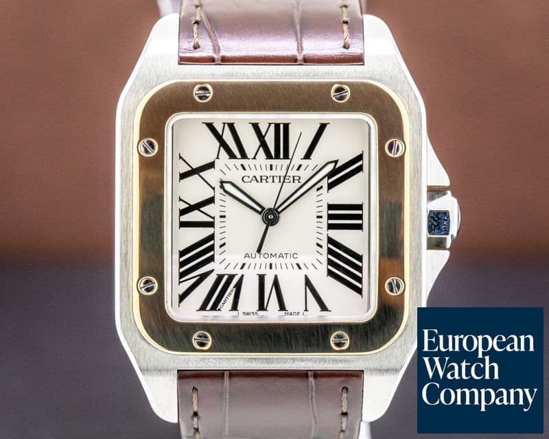Image of Cartier Santos 100 SS / 18K Yellow Gold
