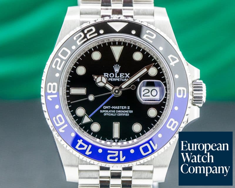 Image of Rolex GMT Master II 126710 Ceramic "Batman" SS / Jubilee 