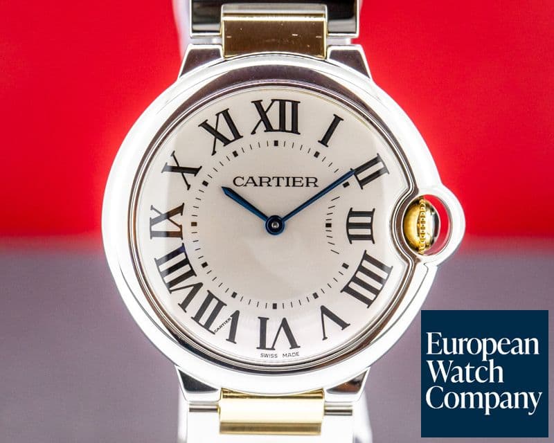 Image of Cartier Ballon Bleu Large Quartz SS / YG 