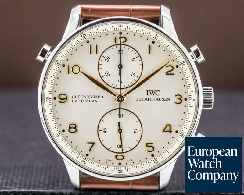 Image of IWC Portuguese Chronograph Rattrapante SS COMPLETE