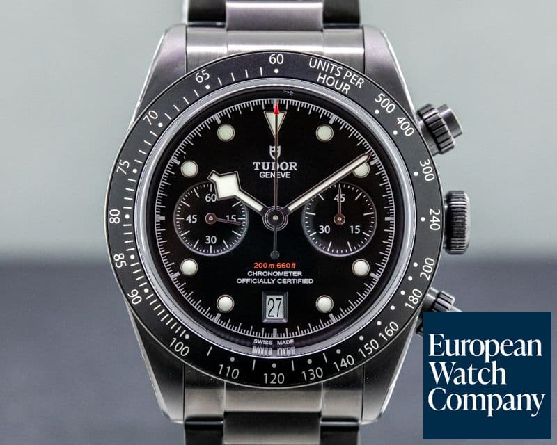 Image of Tudor Tudor Heritage Black Bay 79360DK Chronograph Dark Limited Edition UNWORN