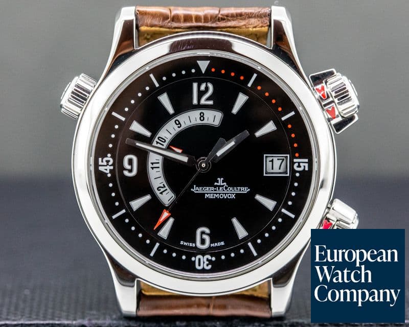 Image of Jaeger LeCoultre Master Compressor Memovox SS / Leather