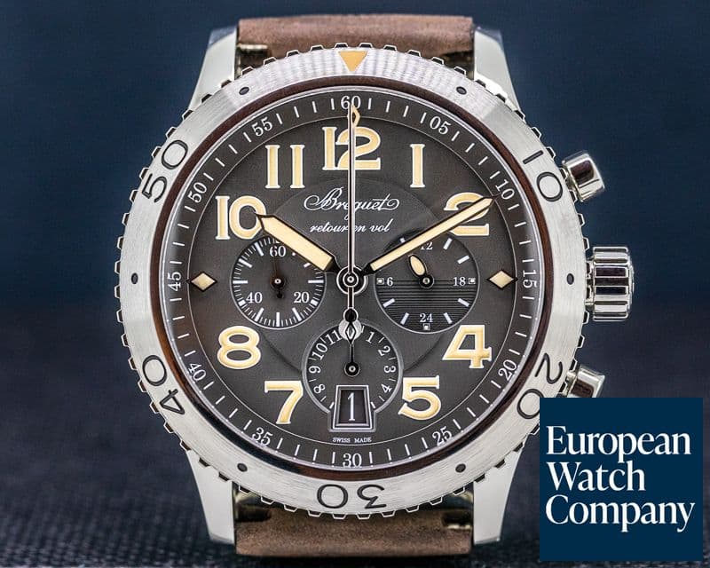 Image of Breguet Type XXI Flyback SS Grey Dial 