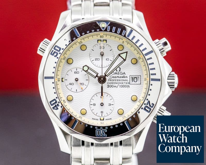 Image of Omega Seamaster Professional Chronograph White Dial SS / SS