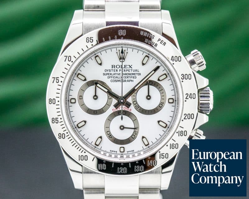 Image of Rolex Daytona 116520 White Dial SS FULL SET
