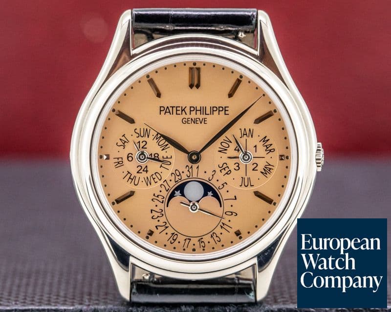 Image of Patek Philippe Perpetual Calendar "Saatchi" 3940G-029 SALMON DIAL 18K White Gold LIMITE