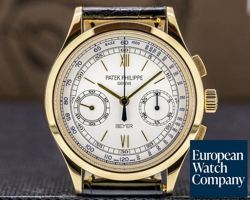 Image of Patek Philippe Chronograph 5170 "BEYER" 18K Yellow Gold LIMITED EDITION RARE