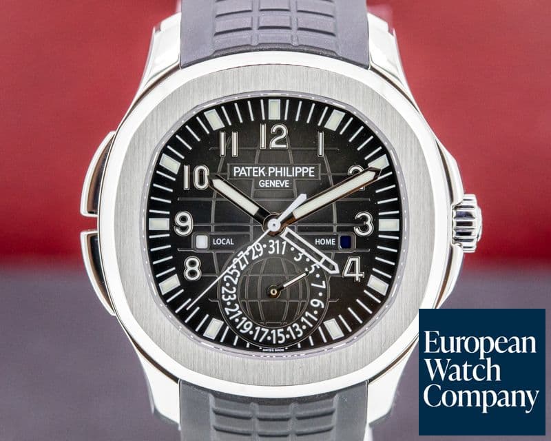 Image of Patek Philippe Aquanaut 5164 Travel Time SS / Rubber 