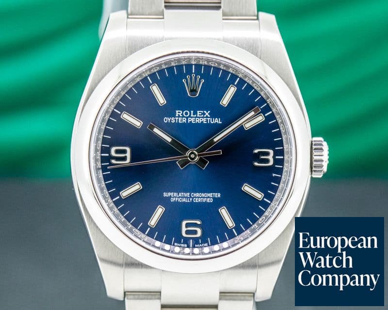 Image of Rolex Oyster Perpetual SS Blue Dial 