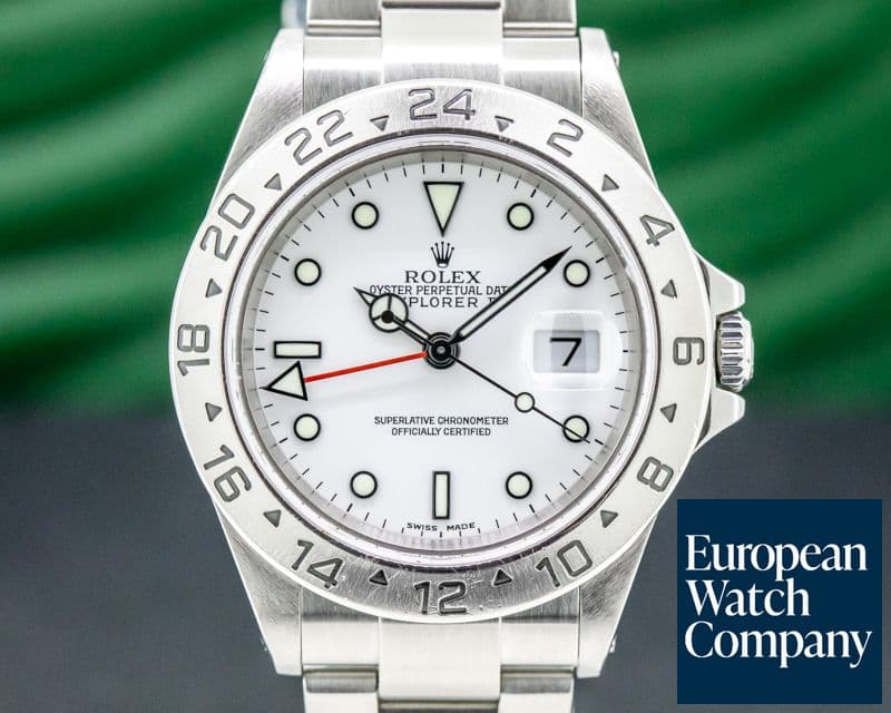 Image of Rolex Explorer II White Dial SS