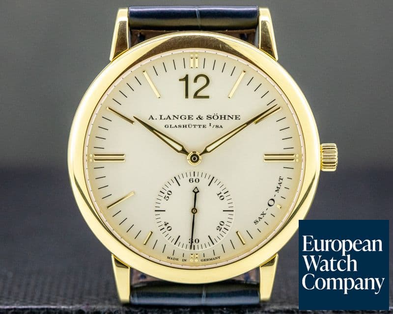 Image of A. Lange and Sohne Langematik SAX-O-MAT Automatic 18K Yellow Gold