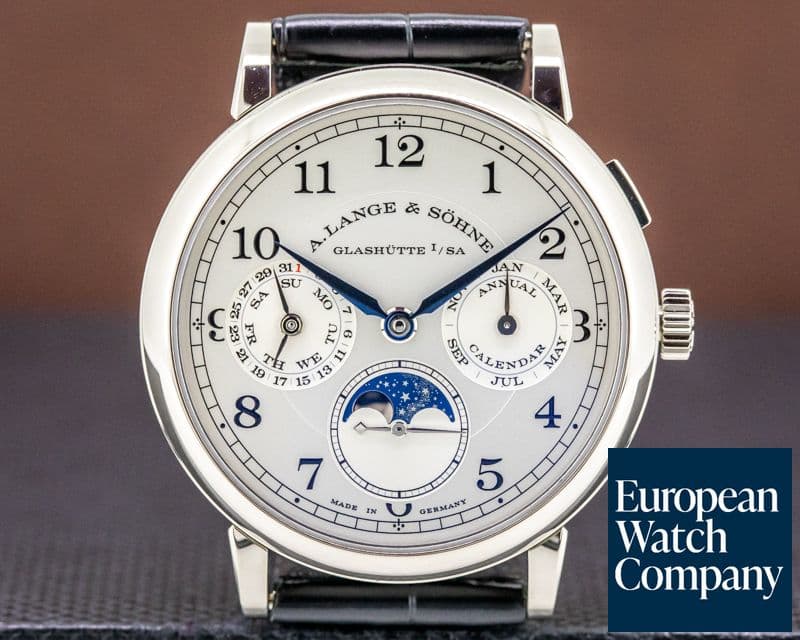 Image of A. Lange and Sohne 1815 Annual Calendar 18k White Gold 