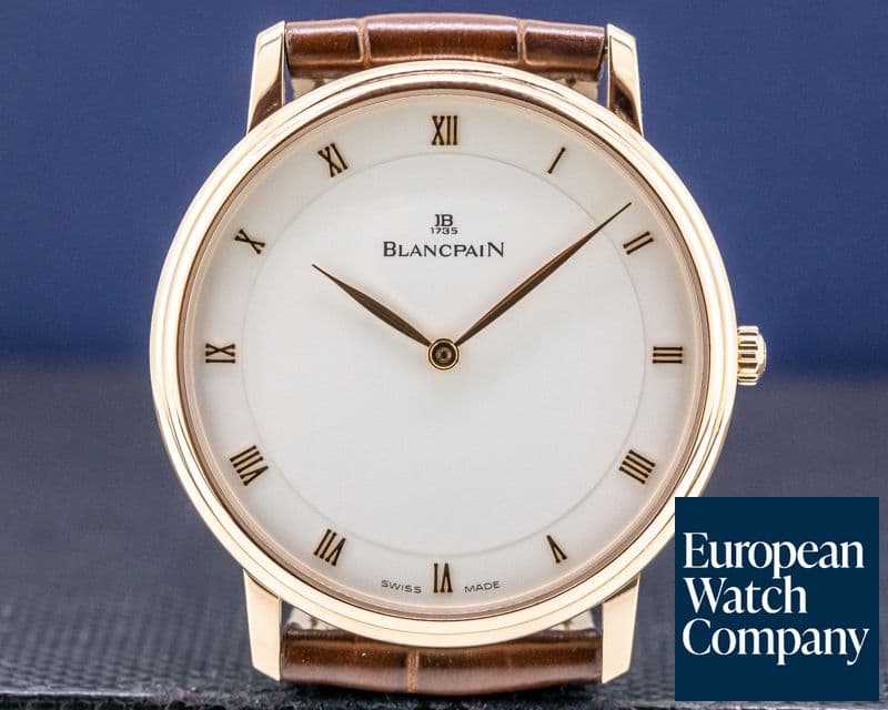 Image of Blancpain Ultra Slim Villeret Automaitc 18K Rose 40MM