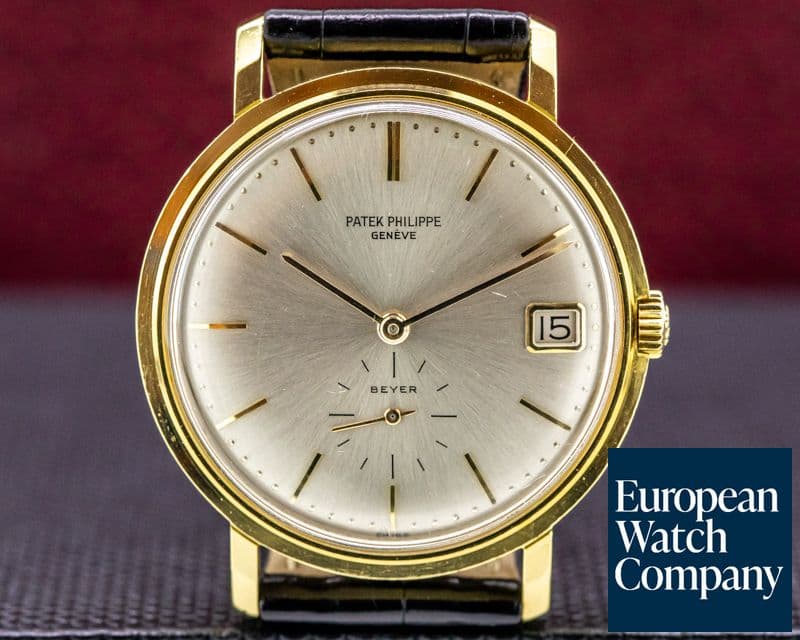 Image of Patek Philippe Vintage Calatrava 3445 BEYER Automatic 18K Yellow Gold WOW