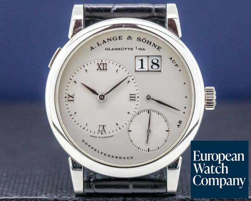 Image of A. Lange and Sohne Lange 1 101.025 Platinum "STEALTH" Silver Dial