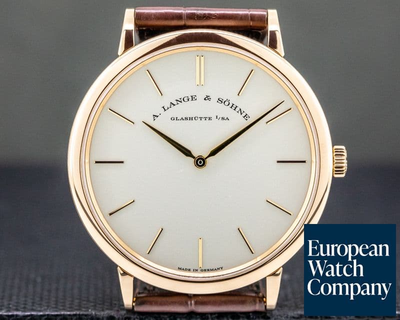 Image of A. Lange and Sohne Saxonia Thin Manual Wind 18K Rose Gold 40MM