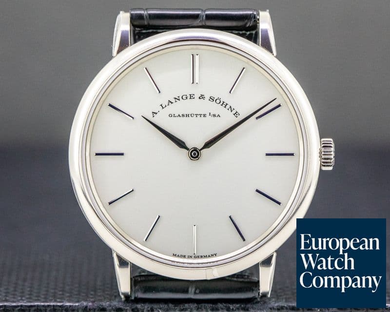Image of A. Lange and Sohne Saxonia Thin Manual Wind 18K White Gold UNWORN