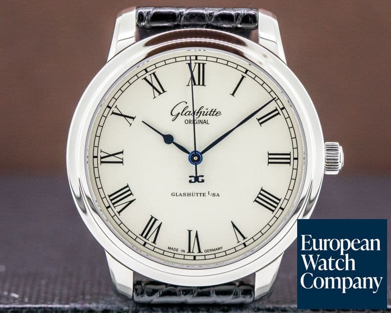 Image of Glashutte Original Senator SS White Dial 