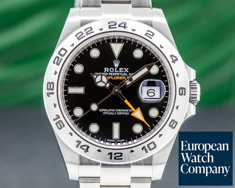 Image of Rolex Explorer II 216570 Black Dial SS