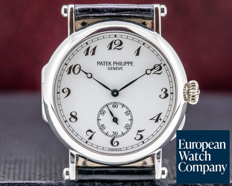 Image of Patek Philippe Calatrava 3960G '150th Anniversary' 18K White Gold RARE FULL SET