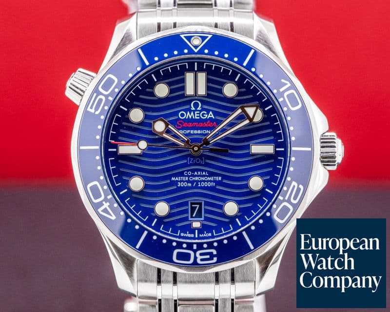 Image of Omega Seamaster Diver 300M SS Blue Dial 42MM