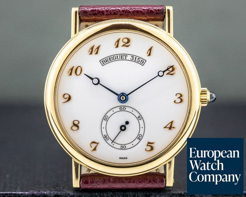 Image of Breguet Classique 3210 18k Yellow Gold Porcelain Dial 30MM
