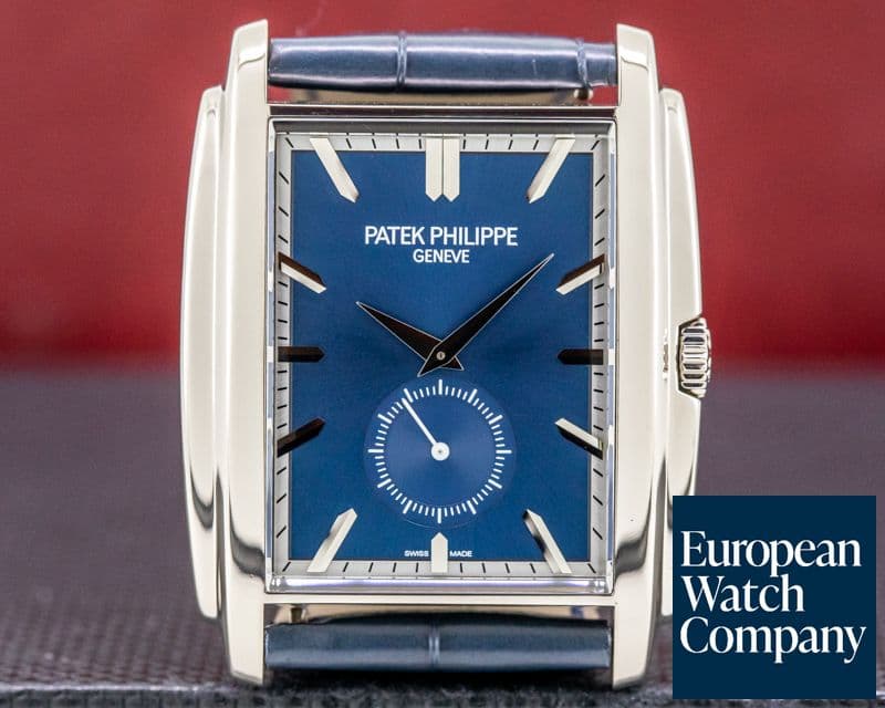 Image of Patek Philippe Gondolo 5124G 18K White Gold Blue Dial Manual Wind 