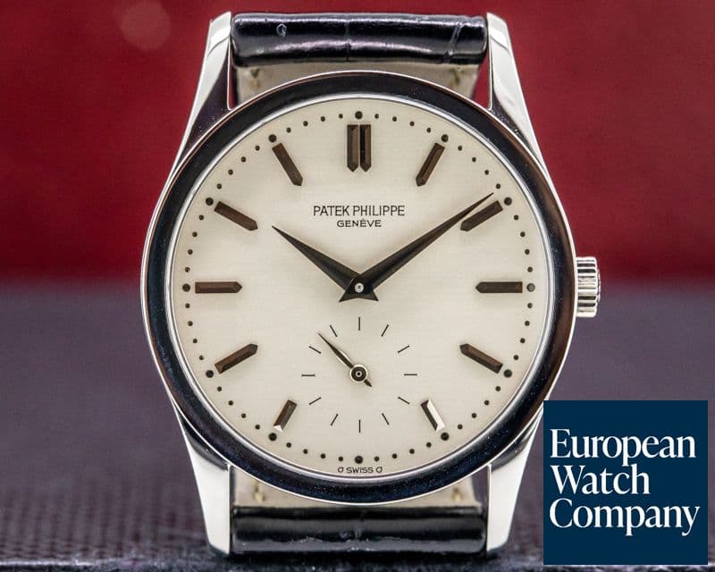 Image of Patek Philippe Calatrava 3796P Platinum Silver Dial 