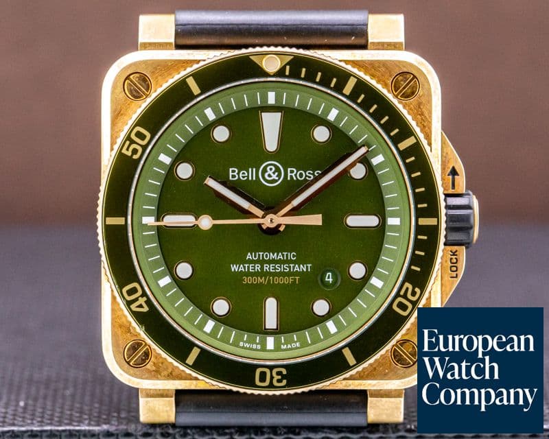Image of Bell & Ross BR 03-92 Diver Bronze Green Dial Automatic 42mm LIMITED