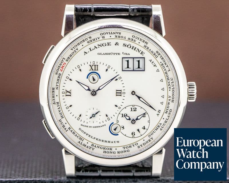 Image of A. Lange and Sohne Lange 1 Time Zone 116.039 18K White Gold