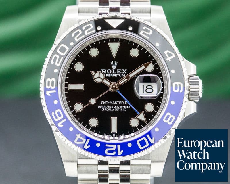 Image of Rolex GMT Master II Ceramic "Batman" SS / Jubilee UNWORN