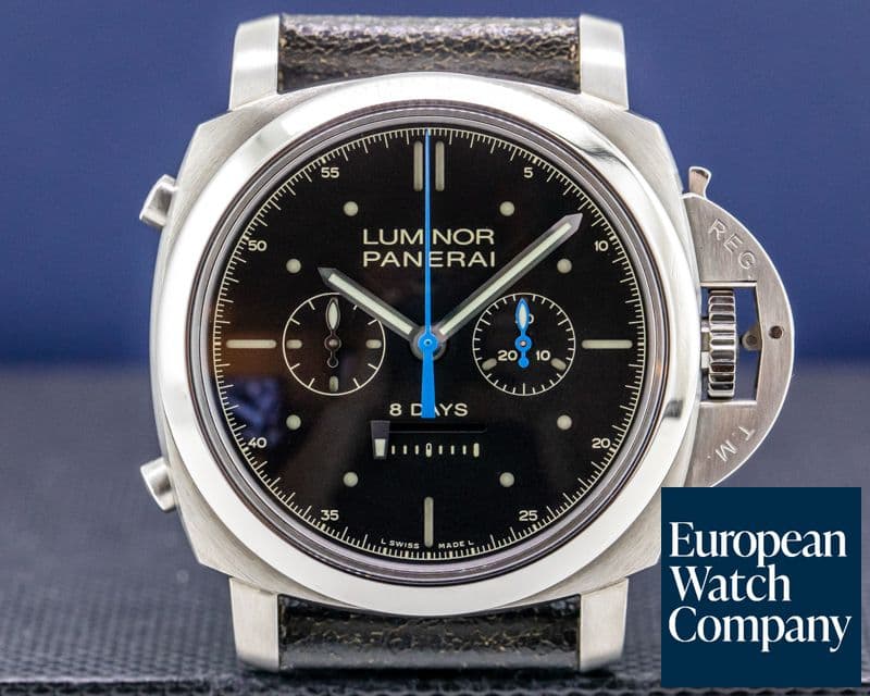 Image of Panerai Luminor 1950 Rattrapante 8 Day Manual Titanium