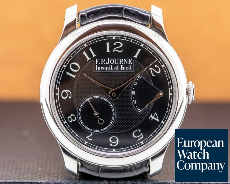 Image of F. P. Journe Chronometre Souverain Black Label Platinum 