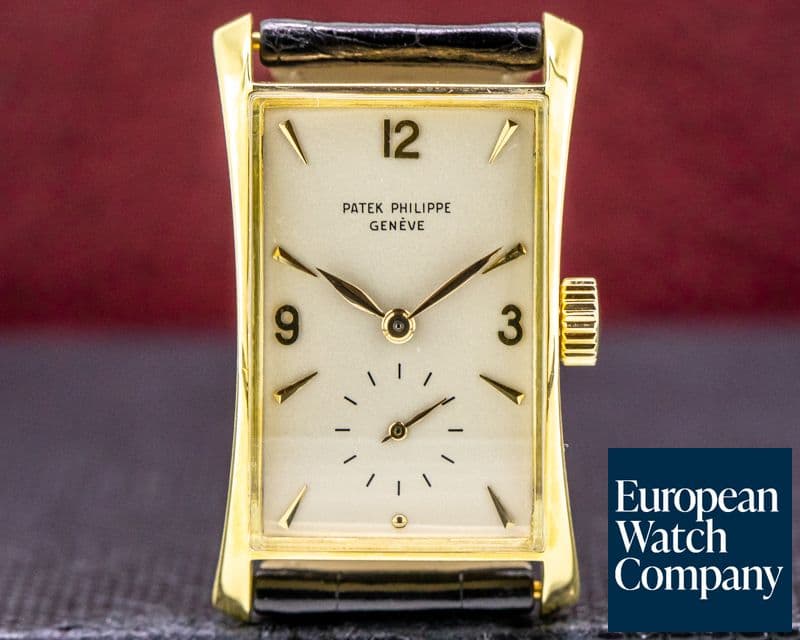 Image of Patek Philippe Vintage "Hour Glass" 18k Yellow Gold c. 1952