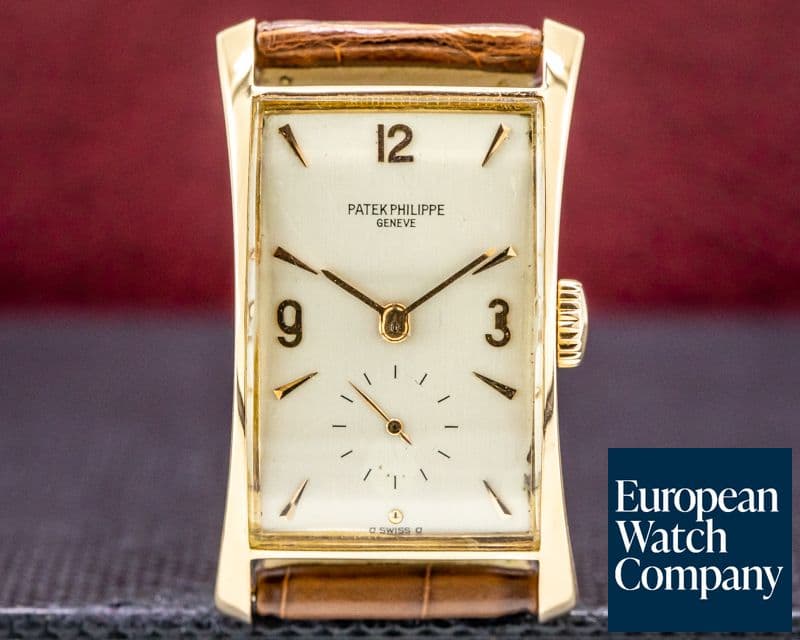 Image of Patek Philippe Vintage "Hour Glass" 18k ROSE Gold c. 1951 RARE