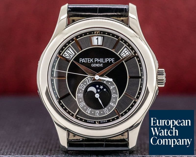 Image of Patek Philippe Annual Calendar Grey Dial 5205G 18K White Gold 


