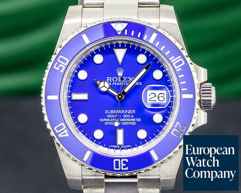 Image of Rolex Submariner 116619LB 18K White Gold Blue Dial