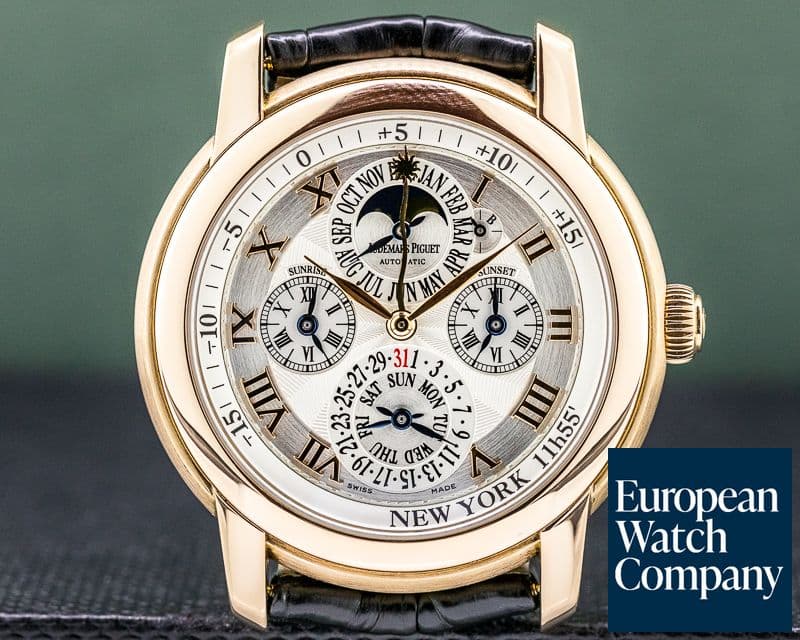 Image of Audemars Piguet Jules Audemars Equation of Time "NEW YORK" 18K Rose Gold