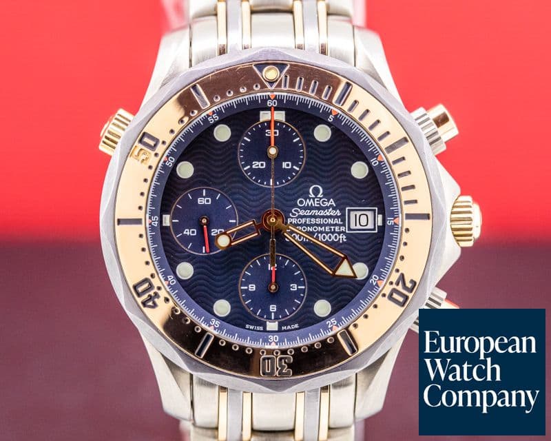 Image of Omega Seamaster Chronograph Titanium / 18K Rose Gold