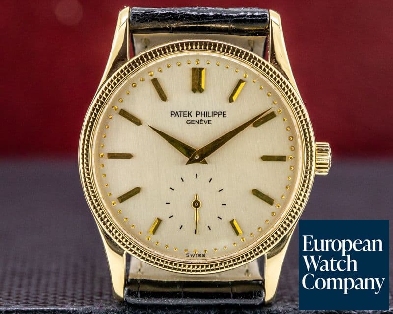 Image of Patek Philippe Calatrava 3796 Manual Wind 18K Yellow Gold 