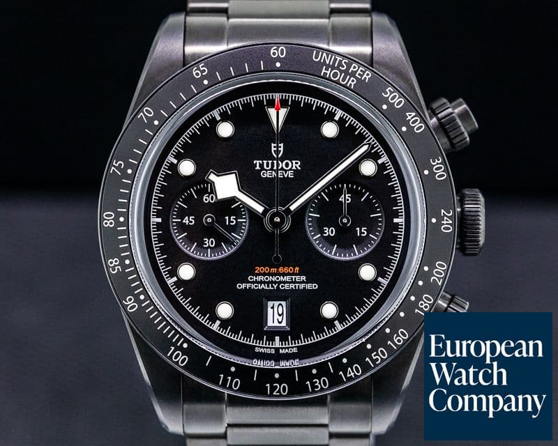 Image of Tudor Tudor Heritage Black Bay 79360DK Chronograph Dark Limited Edition UNWORN