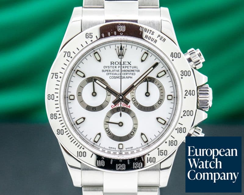 Image of Rolex Daytona 116520 White Dial SS FULL SET