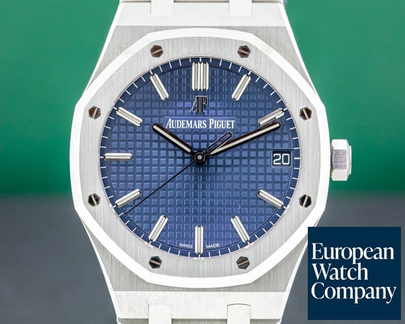 Image of Audemars Piguet Royal Oak Blue Dial 15500ST 